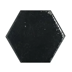 Carrelage Alma Noir - brillant 15 x 13cm ( vendu par boite de 0,31 m² )-Bestile Sale
