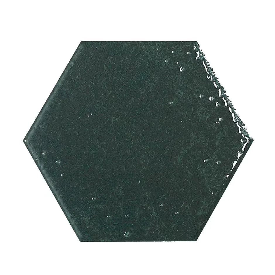 Carrelage Alma Verde - brillant 15 x 13cm ( vendu par boite de 0,31 m² )-Bestile