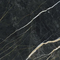 Carrelage Aspect marbre Lumos noir poli 80x80 cm-Tinker Clearance