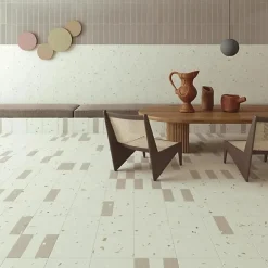 Tinker Carrelage Aspect terrazzo Aroma gris grain 20x20 cm