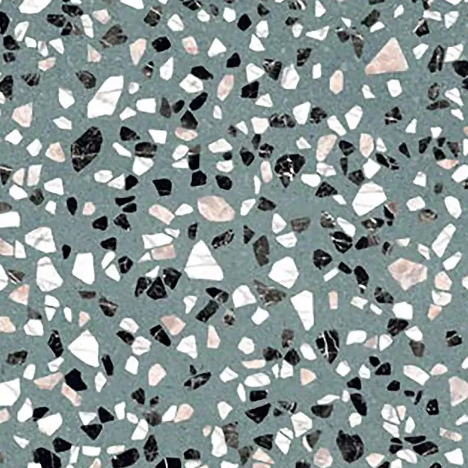 Carrelage Aspect terrazzo Dura vert 20x20 cm-Tinker Hot
