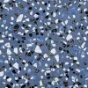 Carrelage Aspect terrazzo Dura bleu 20x20 cm-Tinker New