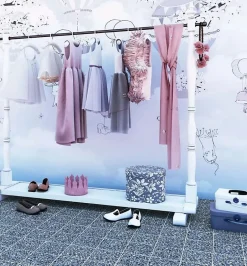 Carrelage Aspect terrazzo Dura bleu 20x20 cm-Tinker New