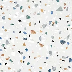 Tinker Carrelage Aspect terrazzo Dura blanc mix 20x20 cm