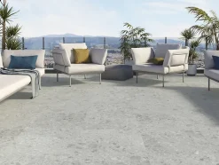 Carrelage Aspect terrazzo Berma gris R-11 60x60 cm-Tinker Outlet