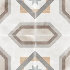 Tinker Carrelage Carreaux de ciment Cambera Fleuros motif 60x60 cm