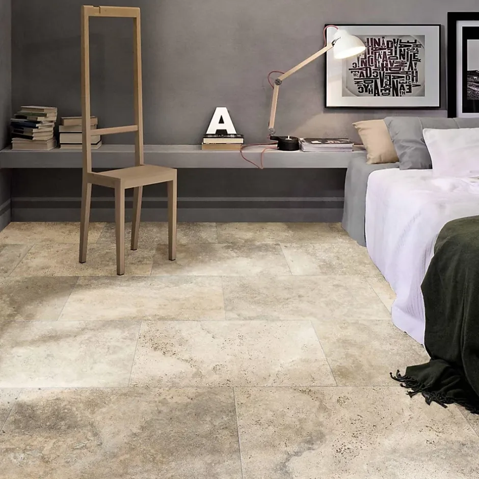 Carrelage Crosscut 44x66 Beige - Mat 66 x 44cm ( vendu par boite de 1,16 m² )-Codicer Outlet