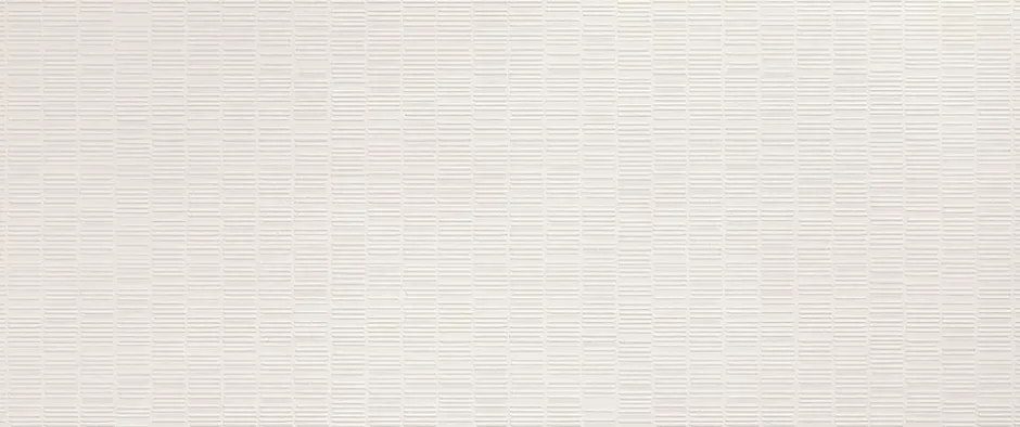 Ro'Ma Carrelage Carrelage 3D Blanc Code 120x50x0,85 cm Mat Oresta - Mur intérieur (vendu par carton de 1,8 m²) -