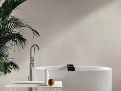 Carrelage 3D Blanc Soft 120x50x0,85 cm Mat Trinella - Mur intérieur (vendu par carton de 1,8 m²) --Ro'Ma Carrelage Clearance