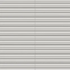 Ro'Ma Carrelage Carrelage 3D Blanc 25x5x1,2 cm Iseron - Mur intérieur -