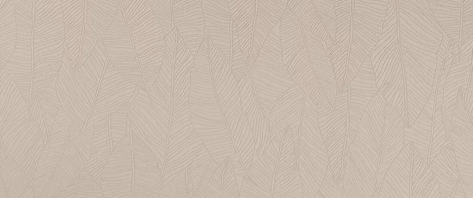 Carrelage 3D Grège Foglia 120x50x0,85 cm Mat Oresta - Mur intérieur (vendu par carton de 1,8 m²) --Ro'Ma Carrelage Clearance