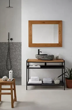 Carrelage de mosaïque (Boite de 1m²)/ Plaque mosaïque mur et sol en marbre naturel coloris gris - 30 x 30 cm-Pegane New