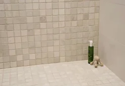 Carrelage de mosaïque/Plaque mosaïque mur et sol en marbre naturel coloris blanc - 30 x 30 cm-Pegane Online