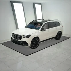 Carrelage de Sol Ventilé Pour Garage x225 Avec Bordure (Gris)-MonsterShop Hot