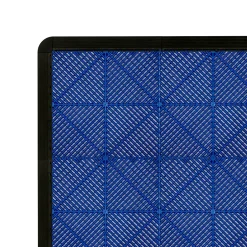 Carrelage de Sol Ventilé Pour Garage x120 Avec Bordure (Bleu)-MonsterShop Hot