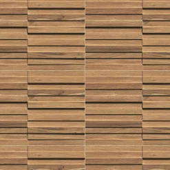 Ro'Ma Carrelage Carrelage effet Bois 3D Chêne Ambre 44x28,5x0,95 cm Mat Tarina - Mur intérieur (vendu par carton de 0,502 m²) -