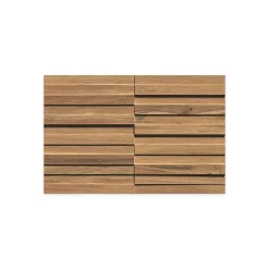 Ro'Ma Carrelage Carrelage effet Bois 3D Chêne Ambre 44x28,5x0,95 cm Mat Tarina - Mur intérieur (vendu par carton de 0,502 m²) -