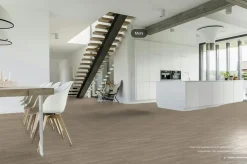 Carrelage effet bois sol intérieur / mur intérieur Line Wood Nut l.20 X L.120 cm rectifié 1er choix.-RAK Ceramics New