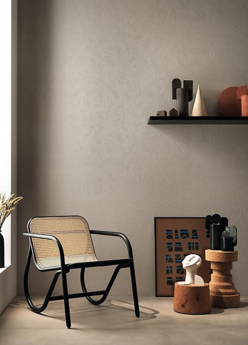 Ro'Ma Carrelage Carrelage effet Béton Beige Terre 120x60x0,9 cm Mat Vetrano - Sol et mur intérieur (vendu par carton de 1,44 m²) -