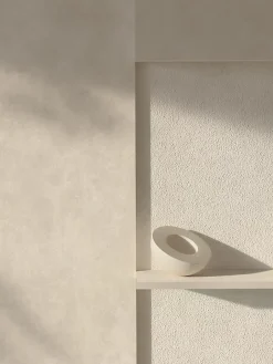 Carrelage effet Béton Beige Coquille 278x120x0,6 cm Mat Stavira - Mur intérieur (vendu par carton de 3,336 m²) --Ro'Ma Carrelage