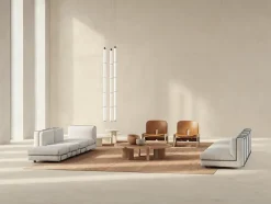 Carrelage effet Béton Beige Coquille 278x120x0,6 cm Mat Stavira - Mur intérieur (vendu par carton de 3,336 m²) --Ro'Ma Carrelage