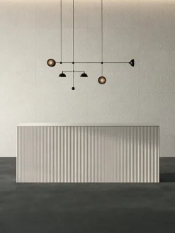 Ro'Ma Carrelage Carrelage effet Béton Blanc Sable Brut 120x50x1 cm Mat Stavira - Mur intérieur (vendu par carton de 1,8 m²) -