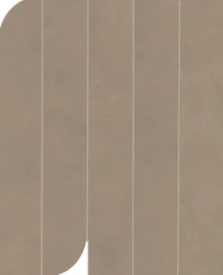 Ro'Ma Carrelage Carrelage effet Béton Brun Sable 50x40,5x0,85 cm Mat Benzaro - Mur intérieur (vendu par carton de 1,22 m²) -