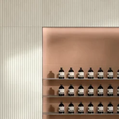 Ro'Ma Carrelage Carrelage effet Béton Brun Argile 120x50x0,85 cm Mat Stavira - Mur intérieur (vendu par carton de 1,8 m²) -