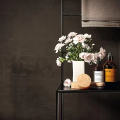 Carrelage effet Béton Brun Cuir 278x120x0,6 cm Mat Vetrano - Mur intérieur (vendu par carton de 3,336 m²) --Ro'Ma Carrelage Sale