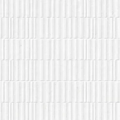 Carrelage effet Béton 3D Blanc Estria 100x33,3x0,98 cm Arvelis - Mur intérieur --Ro'Ma Carrelage Best