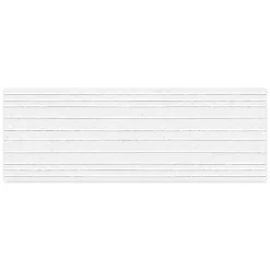 Ro'Ma Carrelage Carrelage effet Béton 3D Blanc Linea 100x33,3x0,98 cm Arvelis - Mur intérieur -