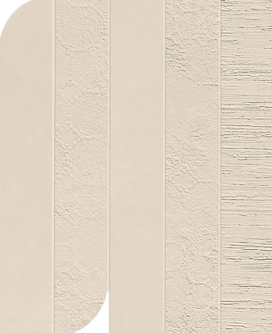 Ro'Ma Carrelage Carrelage effet Béton 3D Brun Sable Mix 50x40,5x0,85 cm Mat Benzaro - Mur intérieur (vendu par carton de 1,22 m²) - RO'MA CARRELAG