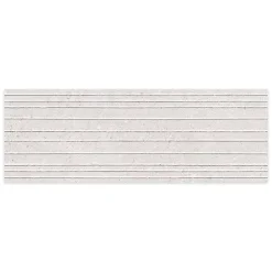 Carrelage effet Béton 3D Gris Silver Linea 100x33,3x0,98 cm Arvelis - Mur intérieur --Ro'Ma Carrelage Clearance