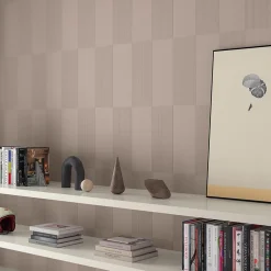 Carrelage effet Béton 3D Taupe Rosé Linea Mix 50x40x0,85 cm Mat Cortivo - Mur intérieur (vendu par carton de 1,2 m²) - RO'MA CARRE-Ro'Ma Carrelage Best