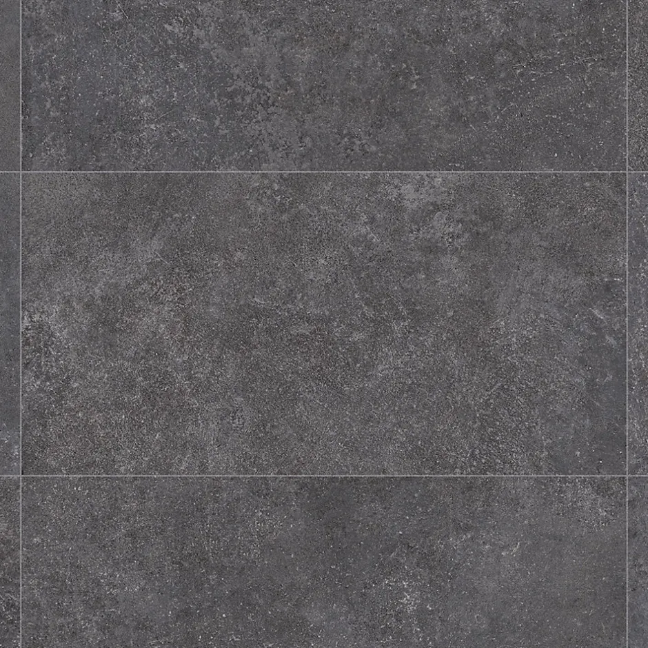 Ro'Ma Carrelage Carrelage effet Béton Gris Anthracite 120x60x0,9 cm In&Out Sorelan - Sol et mur intérieur et Sol extérieur -