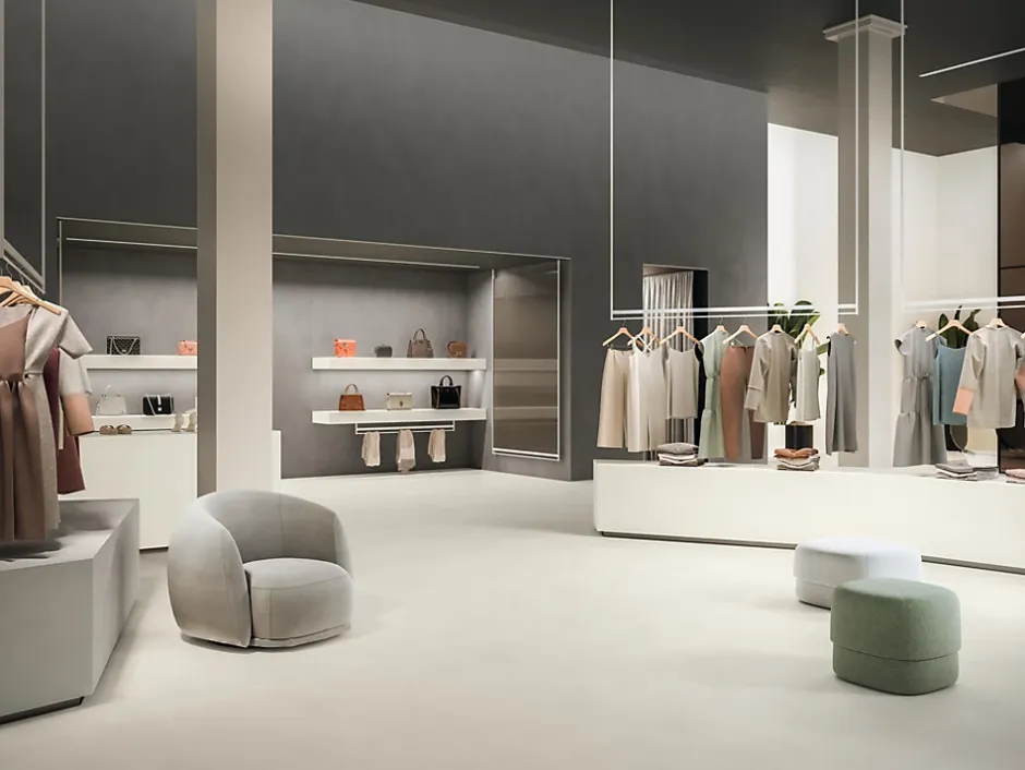 Ro'Ma Carrelage Carrelage effet Béton Gris Ombre 278x120x0,6 cm Mat Montera - Mur intérieur (vendu par carton de 3,336 m²) -