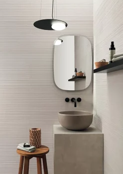 Ro'Ma Carrelage Carrelage effet Béton Gris Luce 120x60x0,9 cm Mat Gravino - Sol et mur intérieur (vendu par carton de 1,44 m²) -