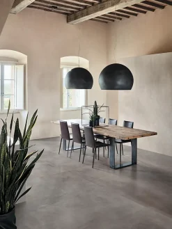 Ro'Ma Carrelage Carrelage effet Béton Gris Cendré 278x120x0,6 cm Mat Gravino - Mur intérieur (vendu par carton de 3,336 m²) -