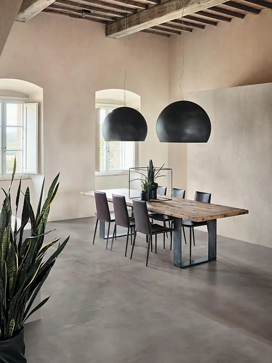 Ro'Ma Carrelage Carrelage effet Béton Gris Cendré 278x120x0,6 cm Mat Gravino - Mur intérieur (vendu par carton de 3,336 m²) -