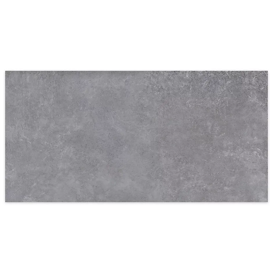Ro'Ma Carrelage Carrelage effet Béton Gris Cendré 151x75,5x0,9 cm In&Out Sorelan - Sol et mur intérieur et Sol extérieur -