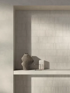 Ro'Ma Carrelage Carrelage effet Béton Gris Argile 278x120x0,6 cm Mat Stavira - Mur intérieur (vendu par carton de 3,336 m²) -