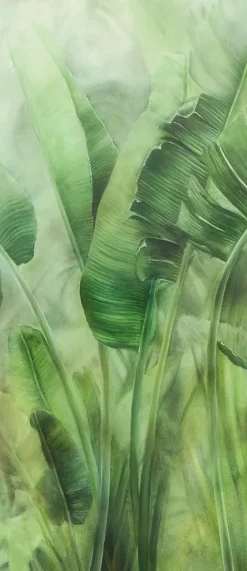 Ro'Ma Carrelage Carrelage effet Béton Vert Jungle Modèle A 278x120x0,6 cm Mat Vetrano - Mur intérieur (vendu par carton de 3,336 m²) - RO'MA CARRE