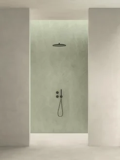 Carrelage effet Béton Vert Lichen 120x50x0,85 cm Mat Stavira - Mur intérieur (vendu par carton de 1,8 m²) --Ro'Ma Carrelage Sale