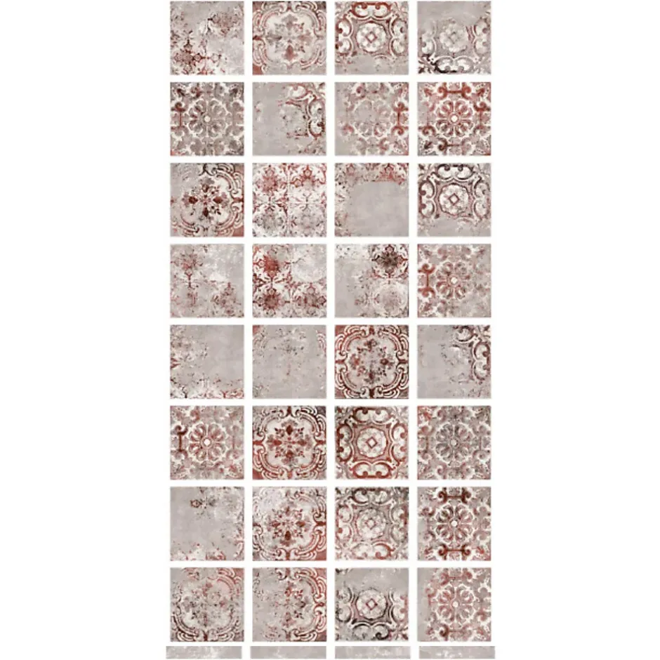 Carrelage effet Carreau ciment Abrera 20x20x1,1 cm Cemira - Sol et mur intérieur (vendu au m²) --Ro'Ma Carrelage New