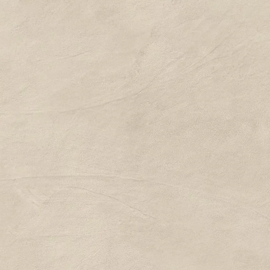 Ro'Ma Carrelage Carrelage effet Enduit Beige Lin 60x60x0,9 cm Mat Calviro - Sol et mur intérieur (vendu par carton de 1,08 m²) -