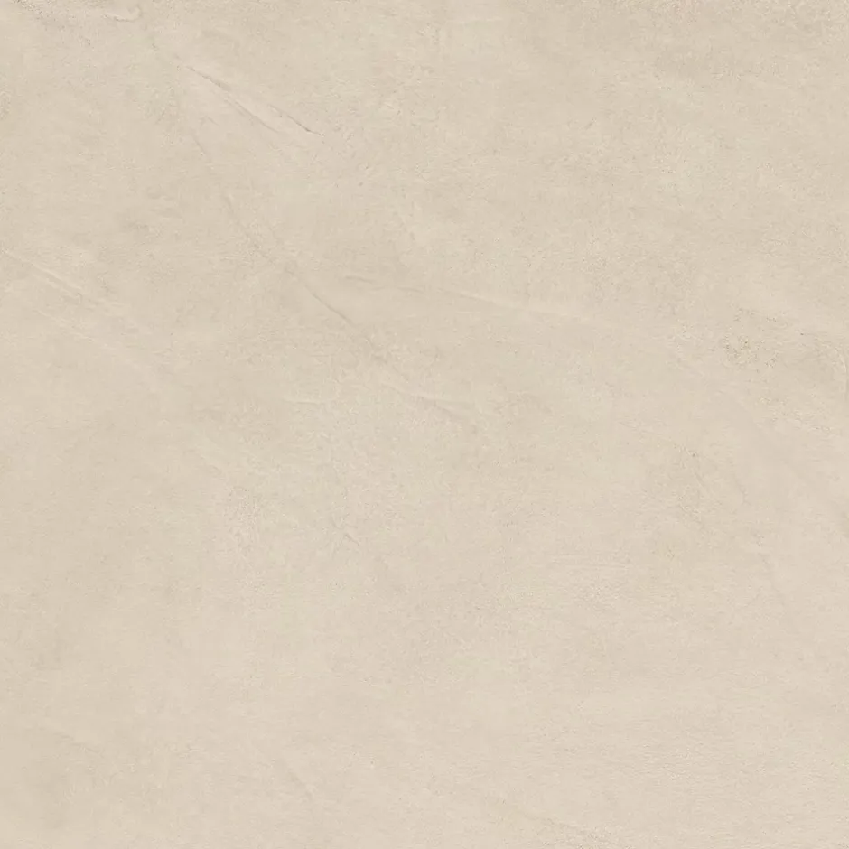 Ro'Ma Carrelage Carrelage effet Enduit Beige Lin 60x60x0,9 cm Mat Calviro - Sol et mur intérieur (vendu par carton de 1,08 m²) -