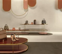 Carrelage effet Enduit Blanc Lin 278x120x0,6 cm Mat Calviro - Mur intérieur (vendu par carton de 3,336 m²) --Ro'Ma Carrelage Clearance