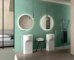 Ro'Ma Carrelage Carrelage effet Enduit Brun Taupe 120x120x0,9 cm Mat Calviro - Sol et mur intérieur (vendu par carton de 2,88 m²) - RO'MA CARRELAG