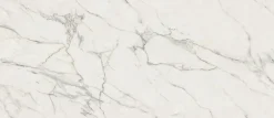 Ro'Ma Carrelage Carrelage effet Marbre Blanc Calacatta Extra Veinage continu 278x120x0,6 cm Brillant Clarenza - Mur intérieur (vendu par carton de