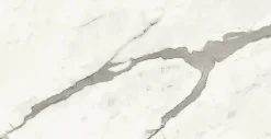 Ro'Ma Carrelage Carrelage effet Marbre Blanc Calacatta Majestic 80x40x0,85 cm Brillant Faventa - Mur intérieur (vendu par carton de 1,28 m²) - RO'